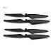 Produktbild Wokee 2 stücke CW + 2 stücke CCW Propellerblätter Propeller Für HUBSAN H501S X4 H501C (Schwarz)