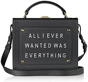 Meli Melo Women's Ar0101tx Black Leather Handbag