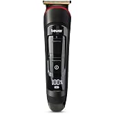 Beurer MN9X Multigroomer Men's Trimmer|Stainless Stee1 Blade with Titanium Coating|11-in-1 Complete kit for Beard,Hair,Ear,Nose|Black