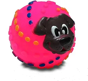 Super Dog Squeeze Spike Ball with Sound Puppy Toy