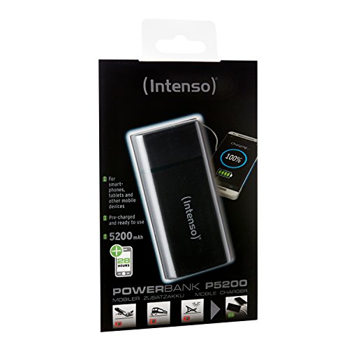 Intenso Powerbank P5200 externes Ladegerät (5200mAh, für Smartphone/Tablet PC/MP3 Player/Digitalkamera) schwarz - 3