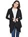 Hypernation Black Color Cotton Waterfall Shrug For Women RS.899.00