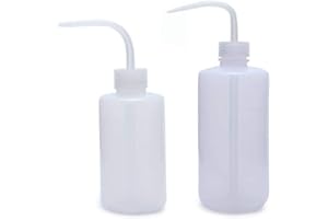 Romote Lot de 2 bouteilles d'arrosage en plastique avec bec courbé 250 ml et 500 ml