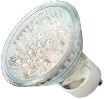 Procure Direct Ltd GU10 LED Light Bulb 21 LED Energy Saving 1 Watt Warm White x 1 / Equal to 25W Halogen