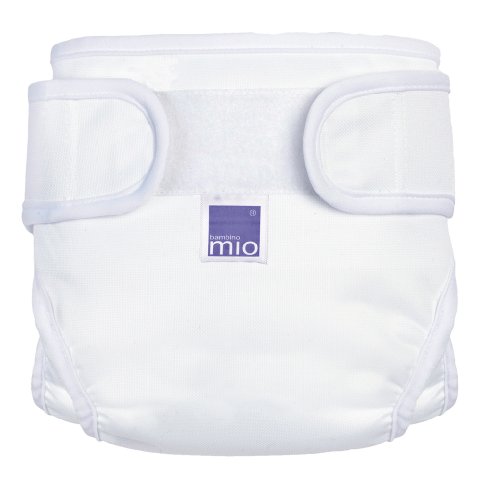 Bambino Mio Miosoft Nappy Cover White Newborn <5kgs