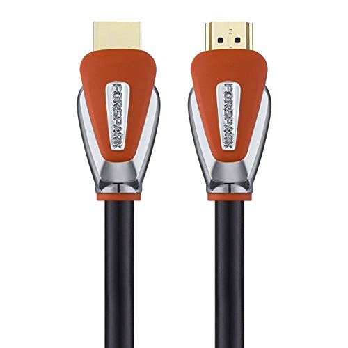 HDMI-Kabel, 15m, von FORSPARK– HDMI 2.0 (4K) – 18Gbps, 24AWG,– Für 4K/HDTV‘s, Xbox 360, Xbox One, PS3, PS4, Apple TV, TV-Empfänger, Computer, Blu Ray, Roku-kompatibel - 2