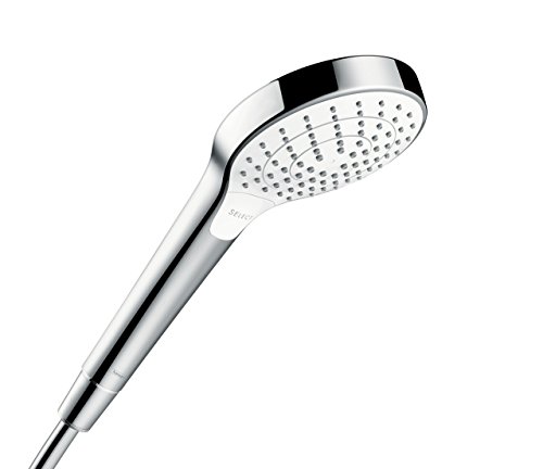 hansgrohe Croma Select S Brauseset, 0,90m, 3 Strahlarten, weiß/chrom - 2