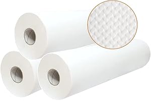 MAPPO Drap d'Examen Jetable en Papier Médical Massage Soin Esthétique - 3 Rouleaux 45m x 50cm