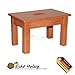 Echt Holzig Children's Foot Rest Wood Type: Beech, Natural Varnish L:30cm x W:20cm x H:18cm