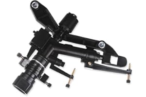 Garten Sprinkler 28-55 m Wurfweite Kreisregner Sprenger Rasenregner Impulsregner Regner, Grau