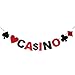 Produktbild Gazechimp Casino Girlande, Poker Party Dekoration, Material Filz