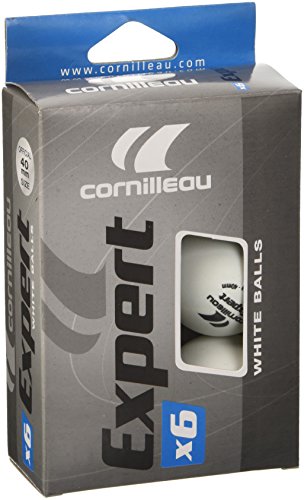 Cornilleau Expert Kit 6 Palline Ping Pong, Bianco