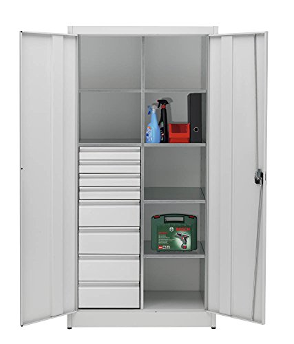 Preisvergleich Produktbild mauser Stahlschrank grips grau