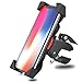 Price comparison product image FYLINA Anti-Shake Handyhalterung Fahrrad Motorrad Handy-360° Drehbare Halter Verstellbarer Smartphone Halter