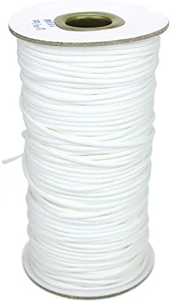 2mm Waxed Jewellery Making Cord 100 Metre Reel (White)