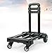 Produktbild FFJTS Caster Trolley Portable Home Kleine Cart Falte Moving Gepäckwagen Last 55 Kg