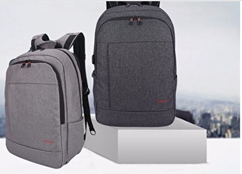 Tigernu 17inch USB laptop backpack  anti-theft business travel rucksack  Charcoal Black   charcoal black 