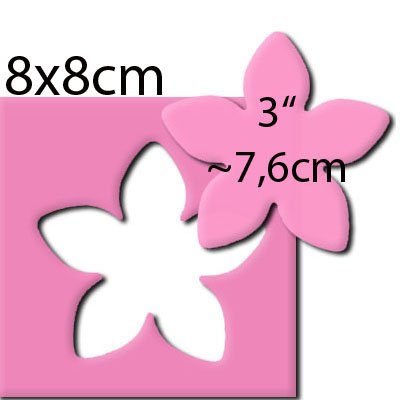 EFCO Blossom, Pink, 3 X Große, 69 mm
