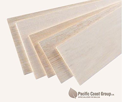 Balsa wood sheets 4mm x 100mm x 1000mm Long.
