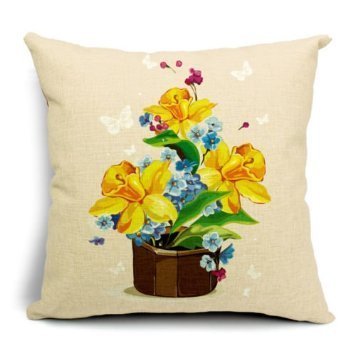 Lepilo Pillowcases Yellow Pot 18x18(inches)