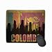 Produktbild Mouse Pad Abstract Silhouette City Text Colombo Vintage sri Lanka Flag Background Rectangle Rubber Mousepad 11.81 X 9.84 Inch
