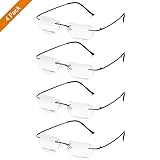 brillengestell gold herren ✅ MODERNER UND KOMFORTABEL: Flexible Bügel die sich weit öffnen lassen, bequeme Ohrbügel und Nasenpads und ein extrem geringes Gewicht sorgen für hohen Tragekomfort und eine Brille, die auch bei verschiedensten Kopfgrößen stets fest sitzt. Glasbreite: 48mm, Stegbreite: 17mm, Bügellänge: 125mm. Schützendes Mikrofaser-Softcase inklusive.