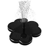 ☀ Die Solarteichpumpe startet automatisch nach 3 Sekunden bei hellem Sonnenlicht. Maximale Durchflussmenge der Pumpe: 160 l / h, maximale Wasserhöhe der Pumpe: 100 cm, maximale Wasserstrahlhöhe: 45 cm