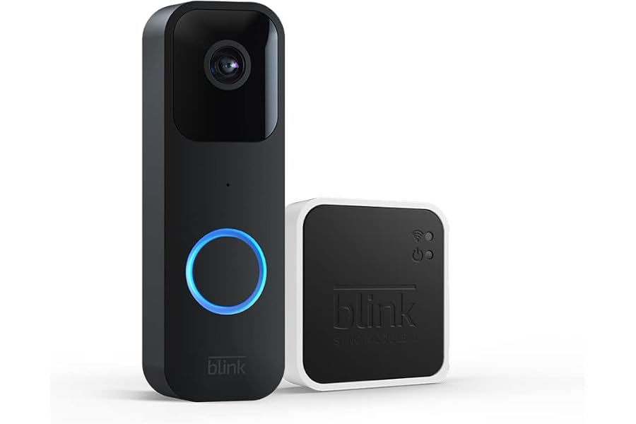 Blink Videotürklingel (Video Doorbell) + Sync Module 2 | lange Batterielaufzeit, Gegensprechfunktion, Selbstinstallation