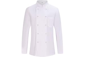 MISEMIYA - Chaqueta Cocinero Hombre - Chaqueta de Chef Hombre - Uniforme Hosteleria 682