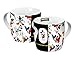 Produktbild Disney Mickey Mouse 12054 Disney Mickey 90 Jahre Muster Tasse, Porzellantasse, Kaffeetasse, Porzellan, Mehrfarbig