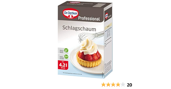 Dr Oetker Professional Schlagschaum 1 Kg Amazon De Lebensmittel Getranke