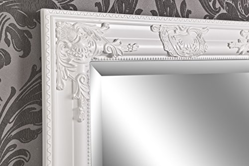 Spiegel Wandspiegel weiß Barock NELE 80 x 50 cm - 5