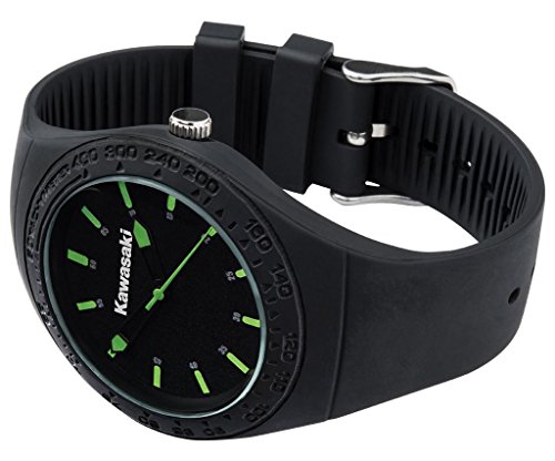 Preisvergleich Produktbild Kawasaki Armbanduhr Silikon Schwarz
