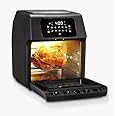 12L Air fryer Oven AT-80368 With 9 Pre set modes, All Accessories Included, Rotisserie Stick And Basket With 3 Trays For Cooking, Bake, Roast And More With Airflow Circulation For Healthy Eating 1800W