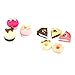 Produktbild 8pcs 12.01 Mini-Kuchen Puppenstuben Dekoration Spielen Lebensmittel Set Küche Food Cake Donuts für Puppen Küchendeko