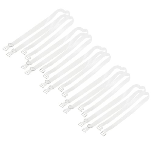 Preisvergleich Produktbild sourcingmap® Damen BH-Träger 5er-Pack farblos verstellbar