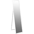 Harbour Housewares Rectangular Full-Length Mirror - 137cm x 35.5cm - White Freestanding Full Length Mirror Bedroom Large Long Tall Floor Mirrors with Metal Frame for Living Room, Bedroom