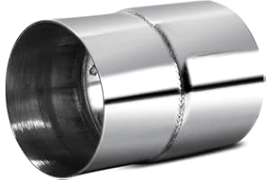 A ABIGAIL Universal 2.75" ID to 3" OD Exhaust Pipe Adapter Connector Reducer 304 Stainless Steel 2.75 Inch to 3 Inch 2 3/4” ID to 3” OD kit