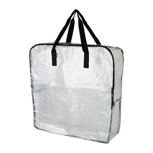 Preisvergleich Produktbild IKEA DIMPA -Aufbewahrungstasche transparent - 65x22x65 cm
