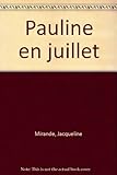 Pauline en juillet