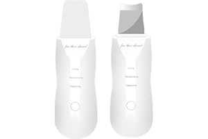 RUDFUZ Spatola elettrica a ultrasuoni per la pulizia del viso, per la pulizia profonda dei punti neri, strumento di bellezza con 3 modalità