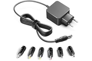 HKY Alimentatore di rete da 6 V per NUK Video Babyphone Eco Control+ Video per il lato genitore, Reer Wega Babyfon KSS05-0060-0800G, Philips Avent SCD505/00 SCD501/00 DECT Baby phone