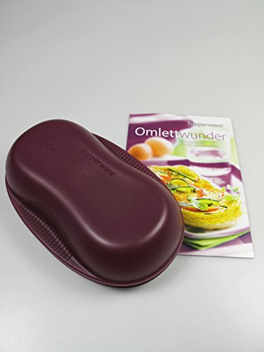 TUPPERWARE Mikrowelle Omelett-Meister lila Omlettwunder Eier Mikro mit Rezept 9756 - 2
