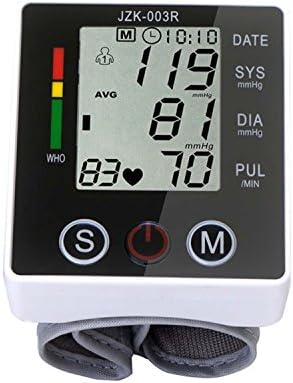 KZJBMP Microcomputer BMP Intelligent Wrist Blood Pressure Monitor Voice Broadcast Digital Portable Fully Automatic Measure Blood Pressure And Heart Beat For Home Use Doctor recognized