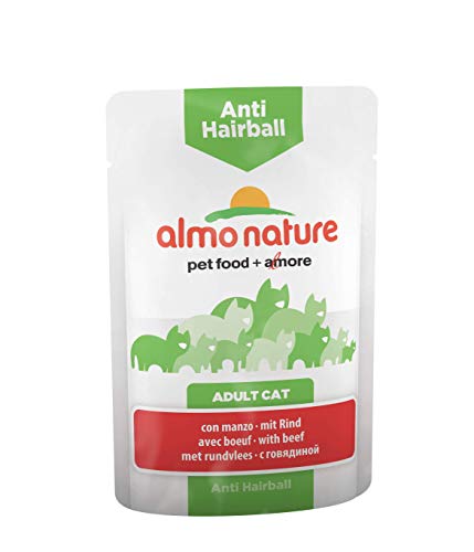 almo nature Cat Funzionale della Anti-Hairball con Manzo