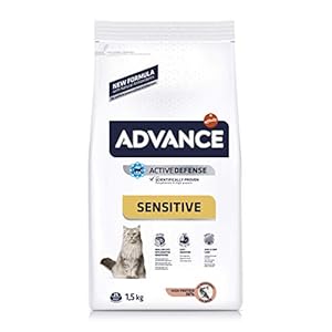 Advance Sensitive – Pienso para Gatos con sensibilidades digestivas – 1.5 kg