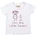 I'm The Little Sister White Tshirt Baby Toddler Kids Available in Sizes 0-6 Months to 5-6 Years New Baby Sister Gift