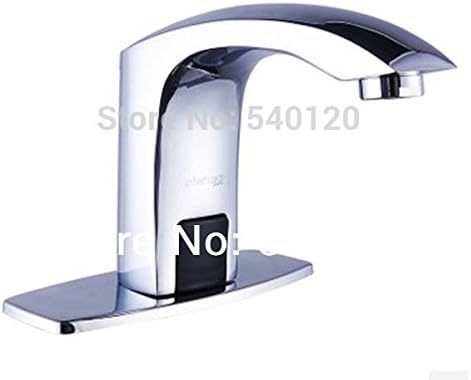 Retro Deluxe FaucetingDeck Mounted Bathroom Sensor Water Saver Infrared Sensor Tap,Chrome