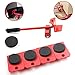 Produktbild 5 Teile/satz Einfache Möbelheber Mover Tool Set Möbel Slider Schwere Möbelrolle Bewegen Bis Zu 150 KG Geeignet Für Sofas, Sofas Und Kühlschränke (Rot)