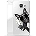Produktbild finoo | Samsung Galaxy A5 2017 Handy-Tasche Schutzhülle | ultra leichte transparente Handyhülle in harter Ausführung | kratzfeste stylische Hard Schale mit Motiv Cover Case | Hund mit Sekt von der Seite